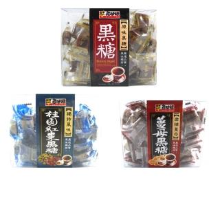 【台灣尋味錄】黑糖塊量販盒x12盒 任選(薑母210g/桂圓200g/原味210g)