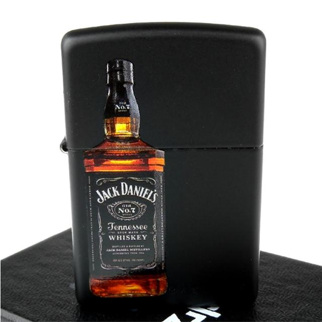 【ZIPPO】美系-Jack Daniel’s威士忌-酒瓶圖案設計打火機