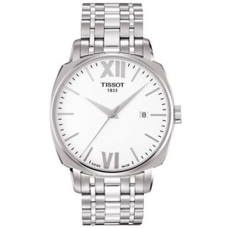 【TISSOT】T-Lord 都會紳士機械錶-銀/40mm(T0595071101800)