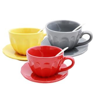 【PUSH!餐具】1380度高溫燒製環保耐磨瓷咖啡杯設計師設計款(咖啡杯一入E14)