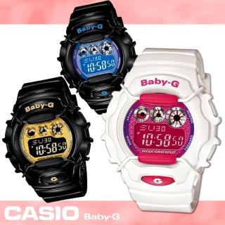 【CASIO 卡西歐 Baby-G 系列】靚亮金屬光_大膽玩色豔彩女錶(BG-1006SA)