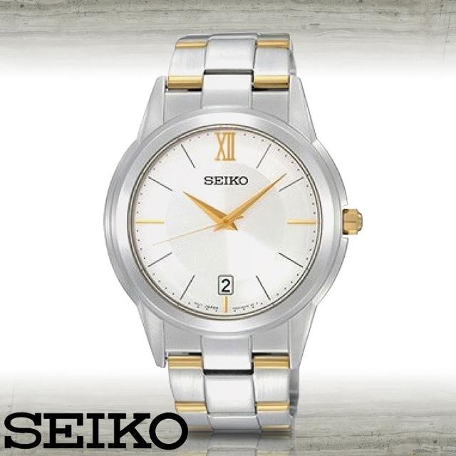 【SEIKO 精工】藍寶石水晶時尚紳士腕錶(SGEF45P1)