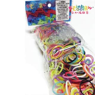 【BabyTiger虎兒寶】Rainbow Loom 彩虹圈圈補充包1入 顏色可選(DIY 編織 手環 彩虹圈圈)