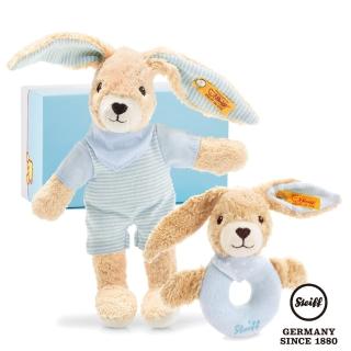 【STEIFF德國金耳釦泰迪熊】Hoppel Rabbit 兔子(彌月禮盒)