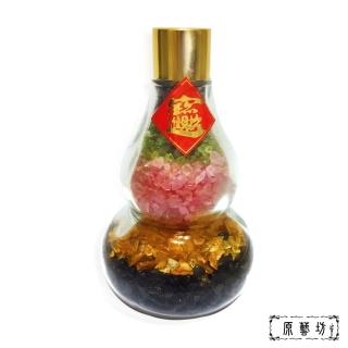 【原藝坊】天然五行水晶葫蘆擺件單只(高11cm)