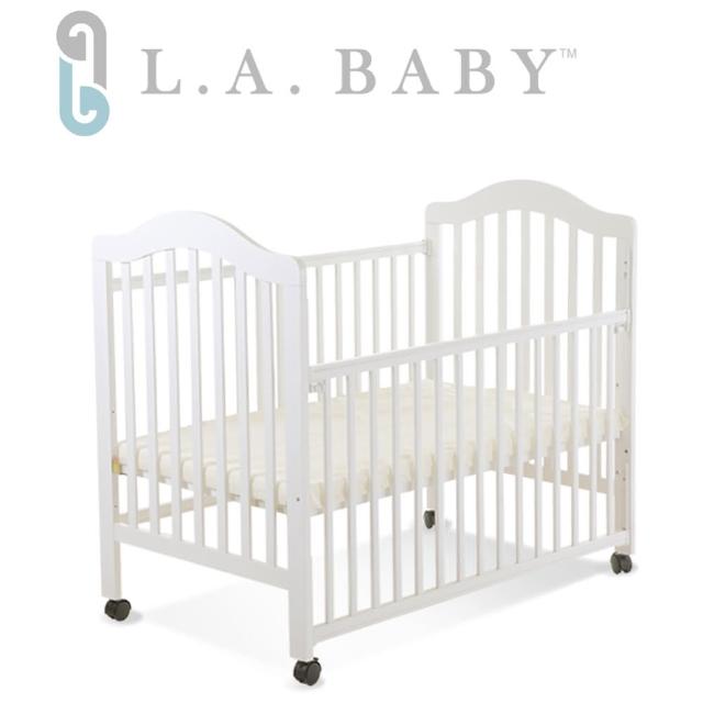【美國 L.A. Baby】米爾頓嬰兒大床(白色)