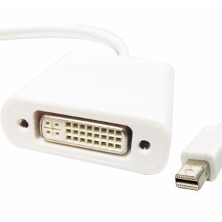 【Bravo-u】Mini DisplayPort公 對DVI24+5母(視頻轉接線24cm_白)