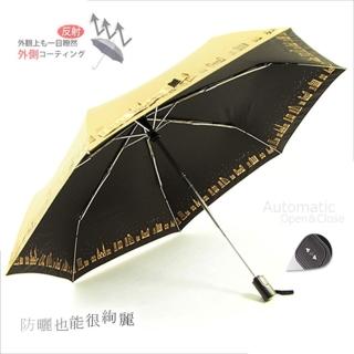 【RainSky】城市光廊-UV雙彩印自動傘(共四色)