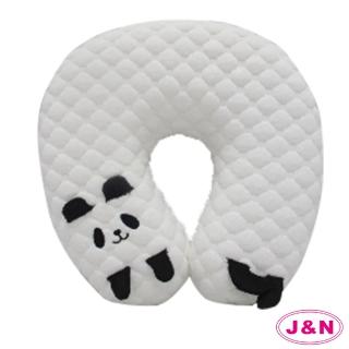 【J&N】熊貓造型U型頸枕(1入)