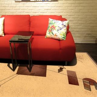 【范登伯格】比利時 拉古那抽象風地毯-律動(160x230cm/米)
