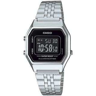 【CASIO 卡西歐】復古數字型電子系列錶款(LA680WA-1B)