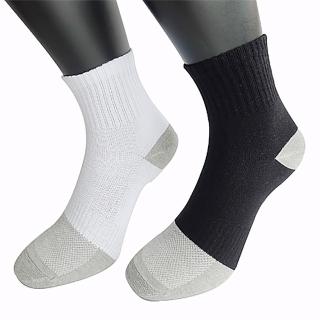 【三合豐 ELF】12雙組 竹炭除臭抗夏輕薄短襪 學生襪(MIT除臭襪 黑色、白色)