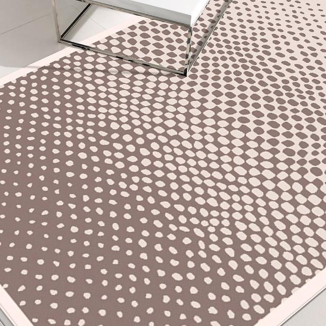 【范登伯格】比利時 夏蔓柔光絲質感地毯-漸層(140x200cm/棕)