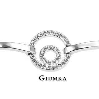 【GIUMKA】手鍊．雙圈晶鑽．銀色．白鋯(送禮)