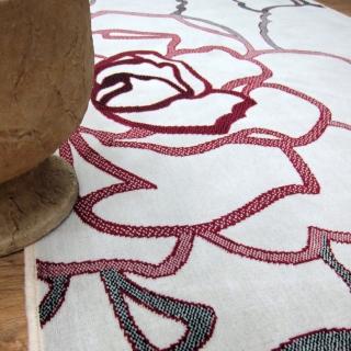 【范登伯格】比利時 夏蔓柔光絲質感地毯-玫瑰(160x230cm/粉)