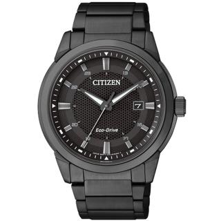 【CITIZEN】Eco Drive光動能時尚腕錶-40mm/黑 母親節 禮物(BM7145-51E)
