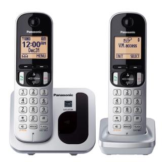 【Panasonic 國際牌】數位DECT 無線雙手機電話-松下公司貨(KX-TGC212TWS)