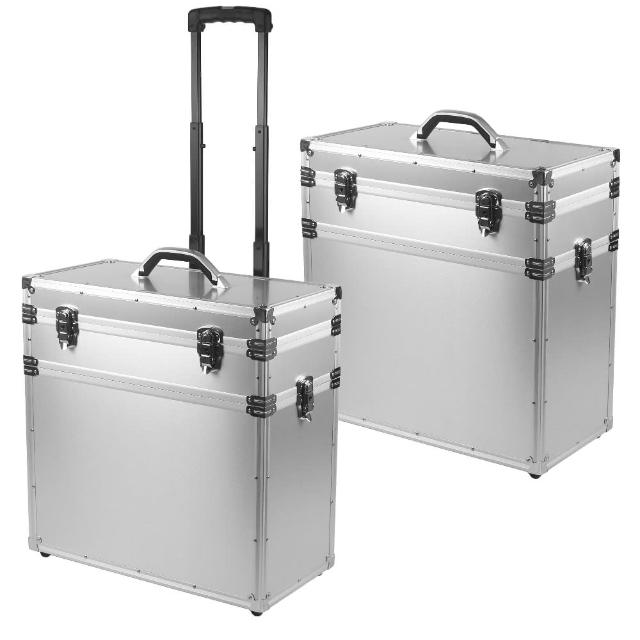 鋁製輕便型多功能收納箱-時尚銀/酷炫黑(加贈JanSport 行李吊牌)