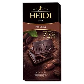 即期品【瑞士赫蒂】75%黑巧克力80g