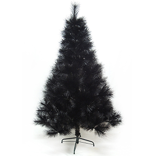 【聖誕樹】台灣製4尺/4呎120cm特級黑色松針葉聖誕樹裸樹-不含飾品-不含燈黑