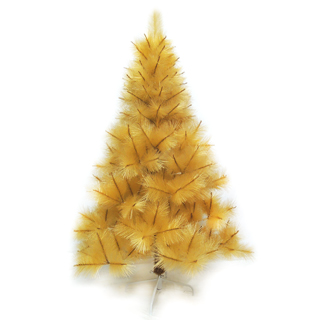 【聖誕樹】台灣製4尺/4呎120cm特級金色松針葉聖誕樹裸樹-不含飾品-不含燈