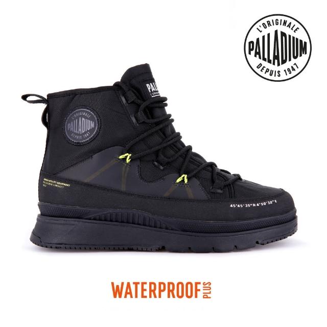 【Palladium】PALLASIDER TRAVEL WP+輕量橘標防水靴-男-黑(07981-001)