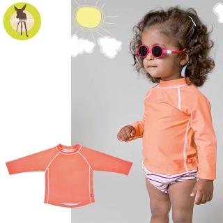 【德國Lassig】嬰幼兒抗UV長袖泳裝上衣-粉嫩蜜桃(18個月-36個月)