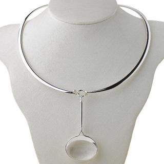 【Georg Jensen】Dew Drop 白水晶墜+純銀頸圈