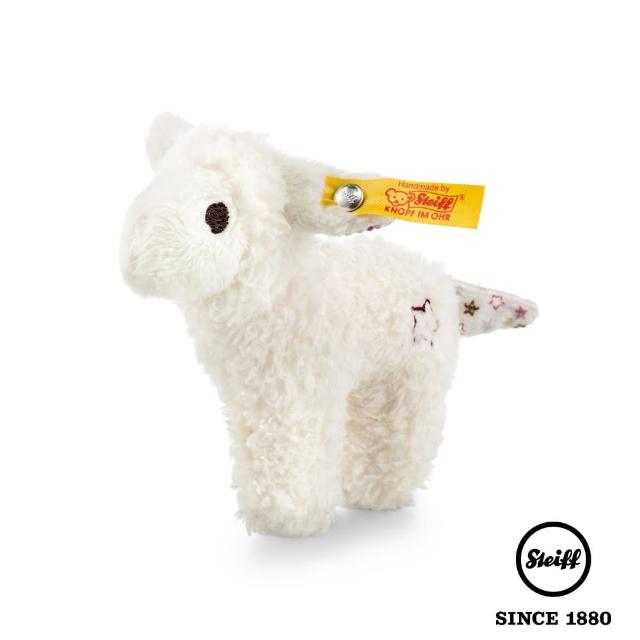 【STEIFF德國金耳釦泰迪熊】Mini Lamb 棉羊(嬰幼兒手搖鈴-沙沙聲)