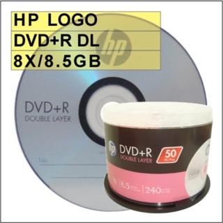 【HP 惠普】HP LOGO DVD+R DL 8X / 8.5GB 空白燒錄片 可超燒至8.7GB(300片)