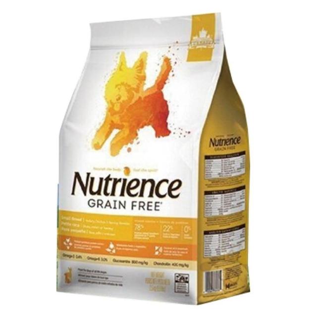 【Nutrience 紐崔斯】GRAIN FREE無穀養生小型犬-火雞肉+雞肉+鯡魚 2.5kg(狗糧、狗飼料、犬糧)