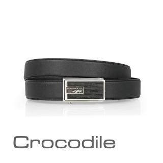 【Crocodile】Crocodile 鱷魚皮件 真皮自動扣皮帶 0101-42009-01(進口牛皮)