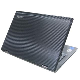【Ezstick】Lenovo YOGA 330 11 IGM 黑色立體紋機身貼(含上蓋貼、鍵盤週圍貼、底部貼)