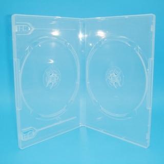 【臺灣製造】雙片裝14mm PP霧透 CD盒/DVD盒/光碟盒/CD殼/有膜(25個)
