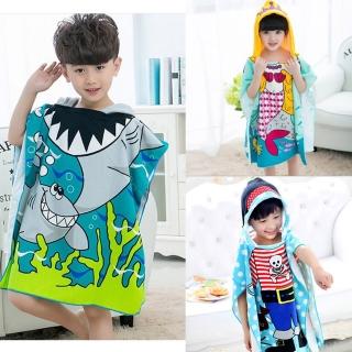 【Baby童衣】兒童 卡通人物造型浴巾浴袍 y7043(共3色)