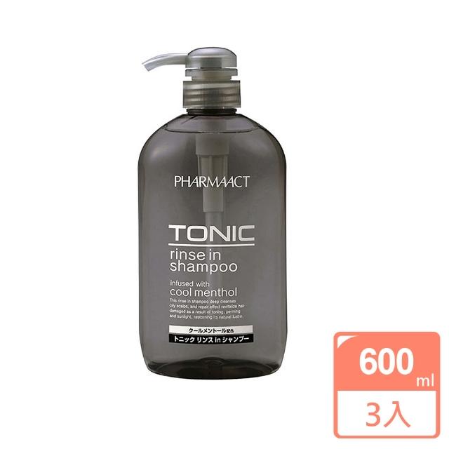 【日本熊野】TONIC 雙效冰涼洗髮精600ML(3入)