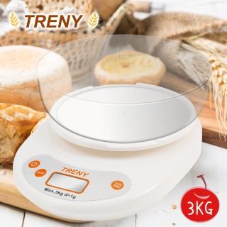 【TRENY】烘焙料理秤（大托盤） 3KG