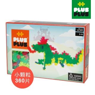 【Plus-Plus 加加積木】MINI 小顆粒-霓虹系列 龍 360PCS(盒裝)