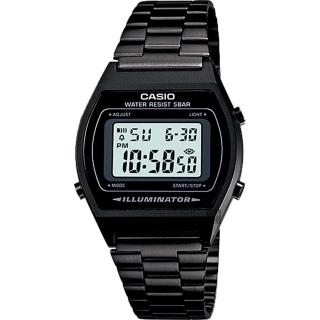 【CASIO 卡西歐】學生錶 經典標準電子錶-黑 畢業禮物(B640WB-1A)
