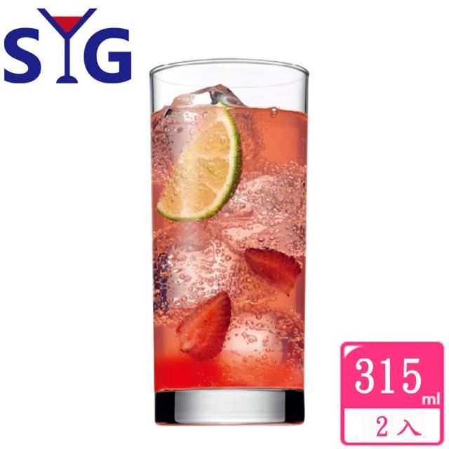 【SYG】玻璃厚底果汁杯315cc(二入組)