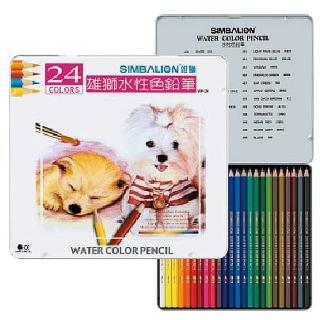 【雄獅文具】WP-24 24色水性色鉛筆