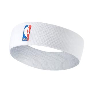 【NIKE 耐吉】NBA DRI-FIT 單色頭帶-客場-髮帶 慢跑 一只入 籃球 飛人喬丹 白紅藍(NKN02100OS)