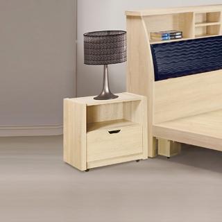 【AS雅司設計】凱撒原切橡木床頭櫃-50.5x40x48.5cm