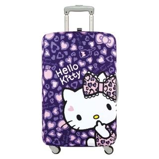 【LOQI】行李箱外套 / KITTY豹紋紫 LMKT07(M號)