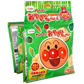 【Befco 栗山】麵包超人4連野菜仙貝(40g)