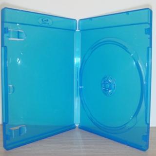 【臺灣製造】單片裝11mm精緻燙銀LOGO藍光盒/CD盒/DVD盒/光碟盒/BD盒/有膜(100個)