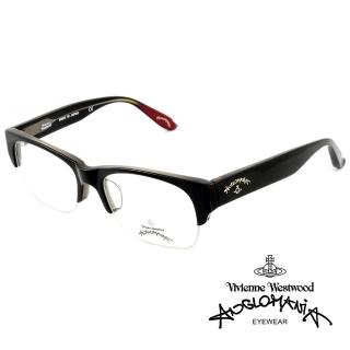 【Vivienne Westwood】Anglomania英倫龐克設計★經典個性光學眼鏡(黑黃 AN236-C2)