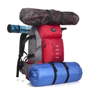 【May shop】大容量戶外背包 多功能登山包雙肩包男女徒步旅遊包(大容量背包)