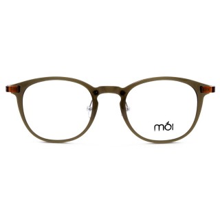 【moi】北歐超柔無負擔光學眼鏡(moi05-02 棕灰)