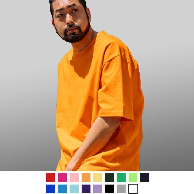 【男人幫】大尺碼防蹣抗菌MIT百分百純棉高磅數厚款素色T恤(F0199)